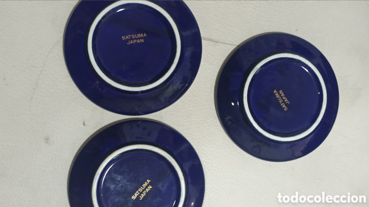 Coleccionismo: Lote platitos satsuma - Foto 5