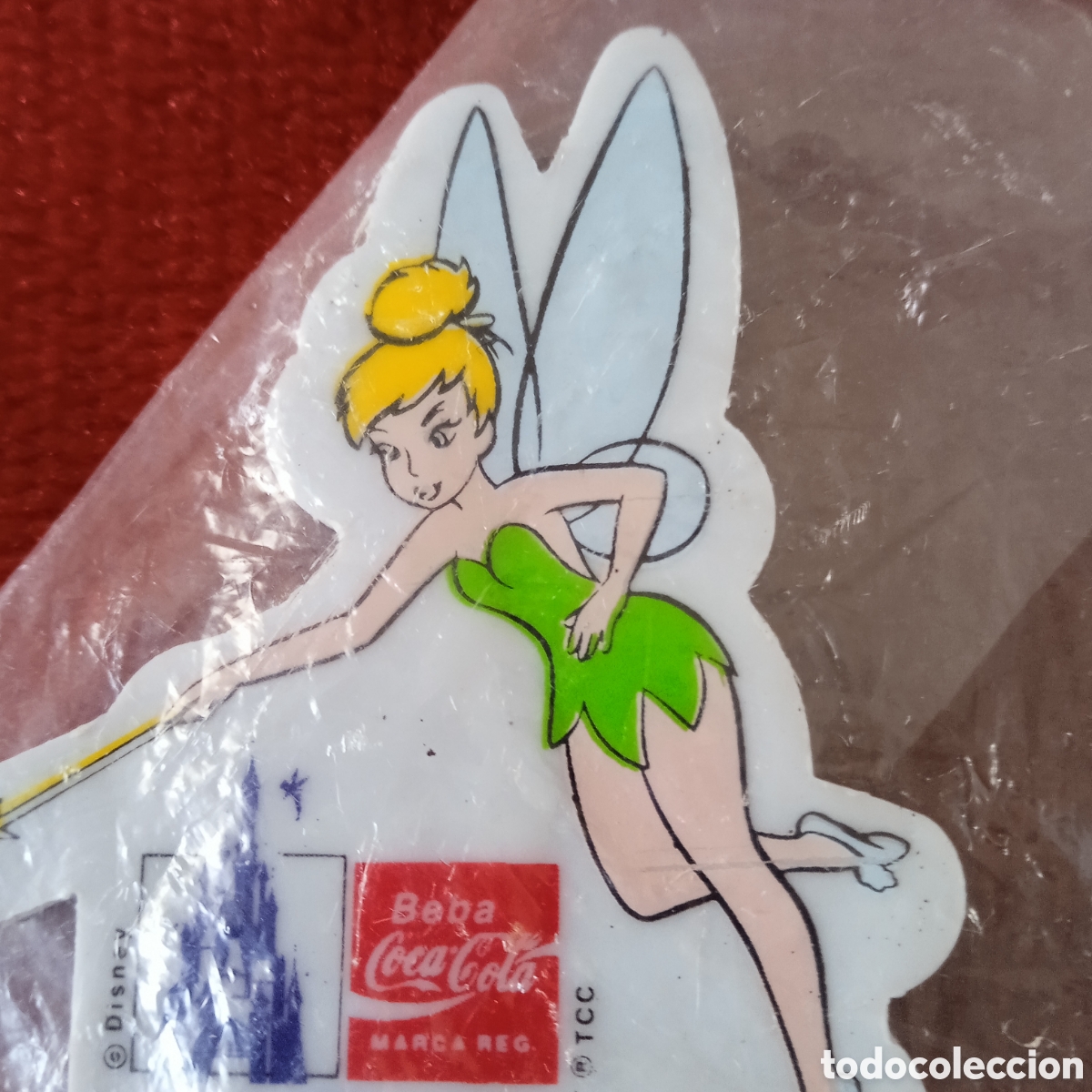 Coleccionismo: Im&aacute;n Campanilla Disney.Coca cola 90 - Foto 2