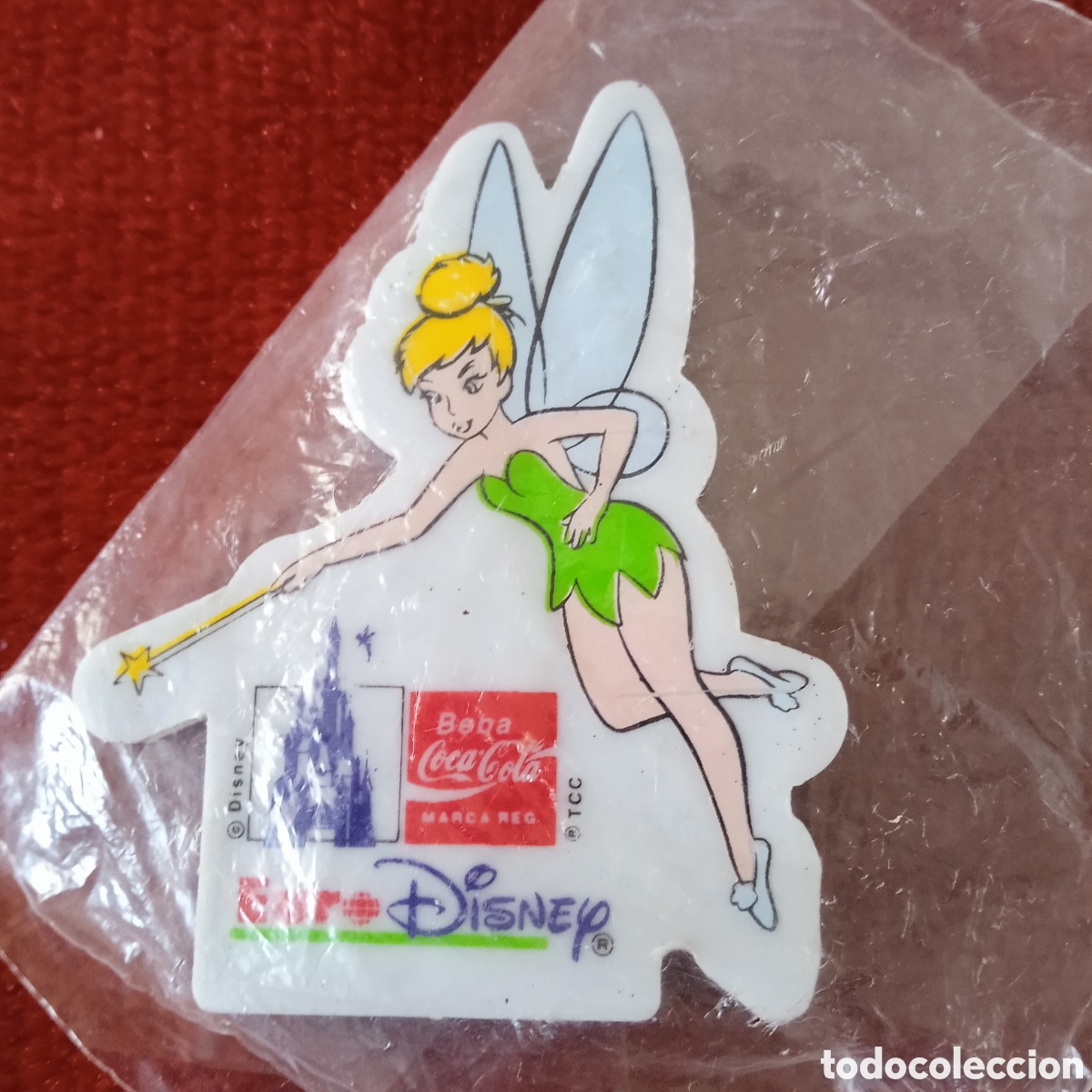 Coleccionismo: Im&aacute;n Campanilla Disney.Coca cola 90 - Foto 3