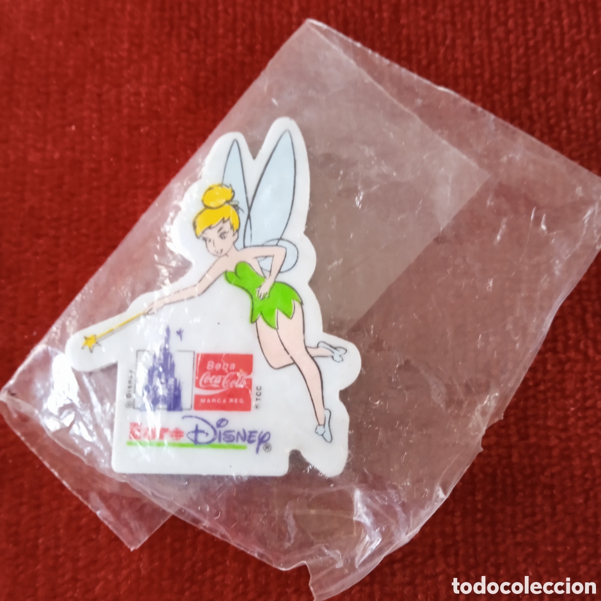 Coleccionismo: Im&aacute;n Campanilla Disney.Coca cola 90 - Foto 4