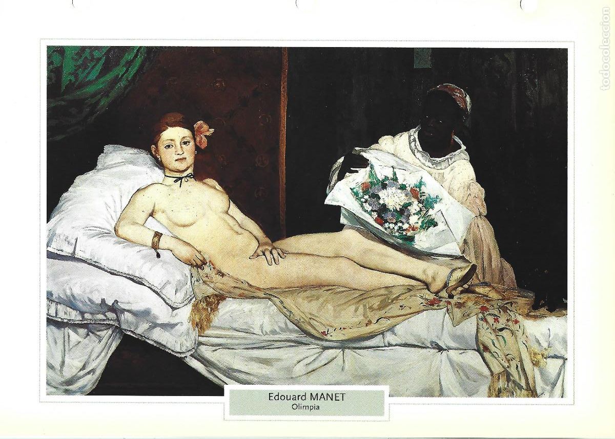 Coleccionismo: EDOUARD MANET. OLIMPIA. L&Aacute;MINA FICHA PLANETA DeAGOSTINI 2006