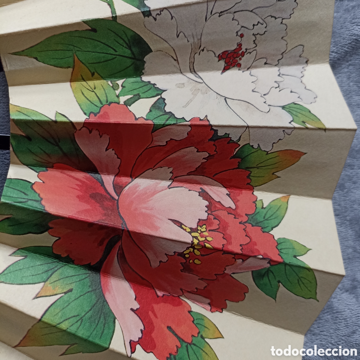 Coleccionismo: Original abanico japon&eacute;s - Foto 4