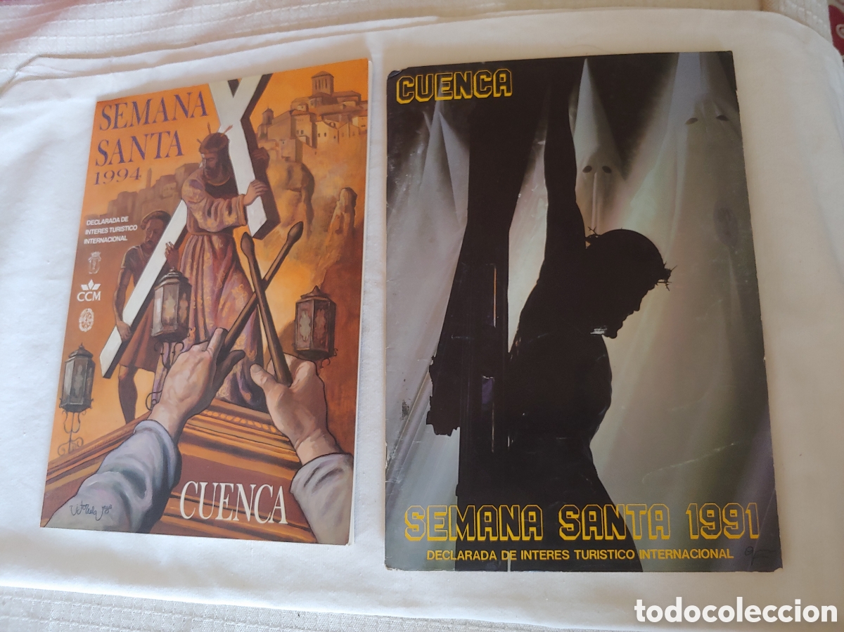 Coleccionismo: Cuenca 2 programas Semana Santa - Foto 1
