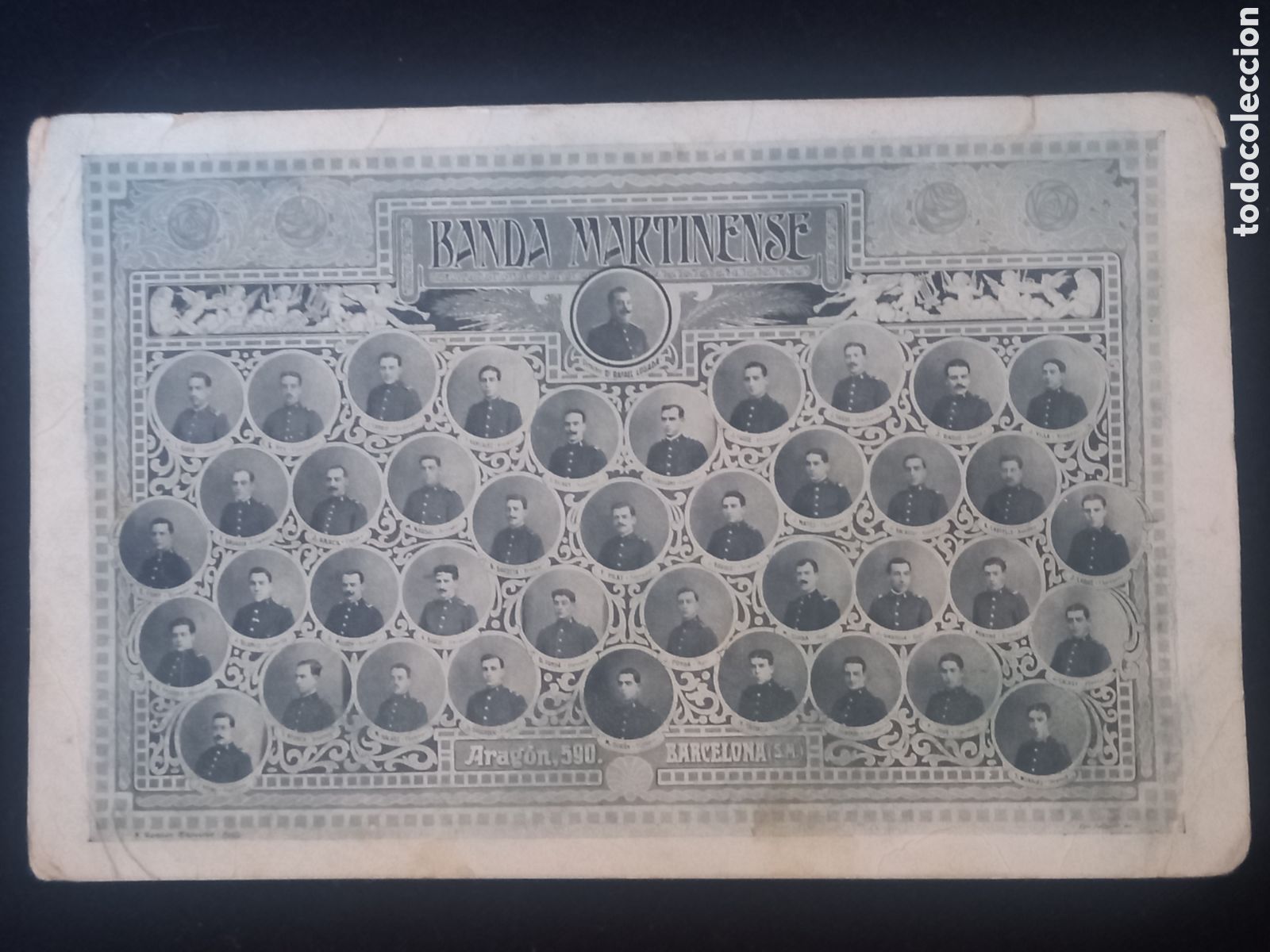 Coleccionismo: Tarjeta promocional BANDA MARTINENSE..Barcelona
