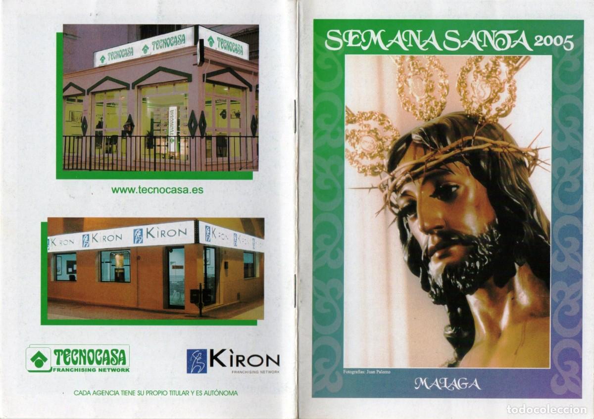 Coleccionismo: Itinerario/Programa Semana Santa M&aacute;laga 2005 - Foto 1