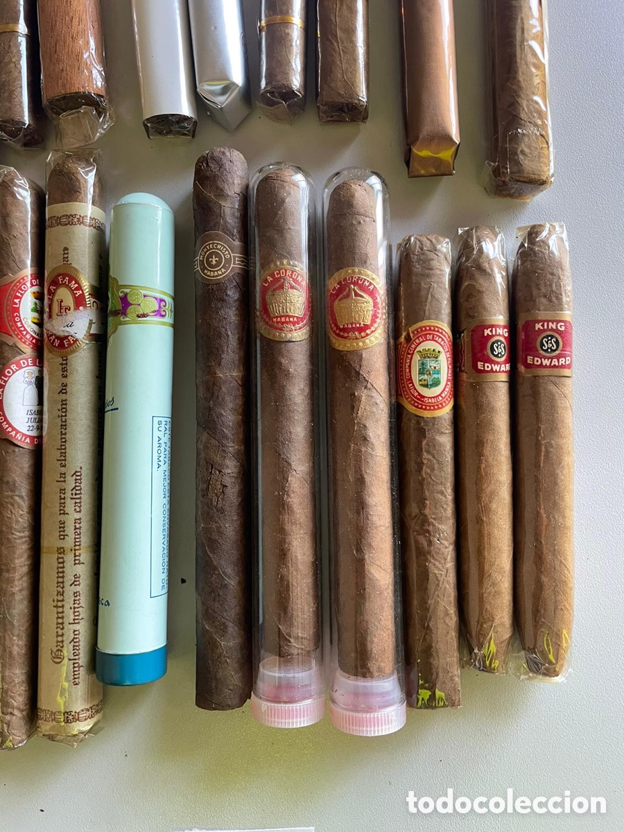 coleccion de 21 puros habanos. con estuche y vi - Compra venta en  todocoleccion