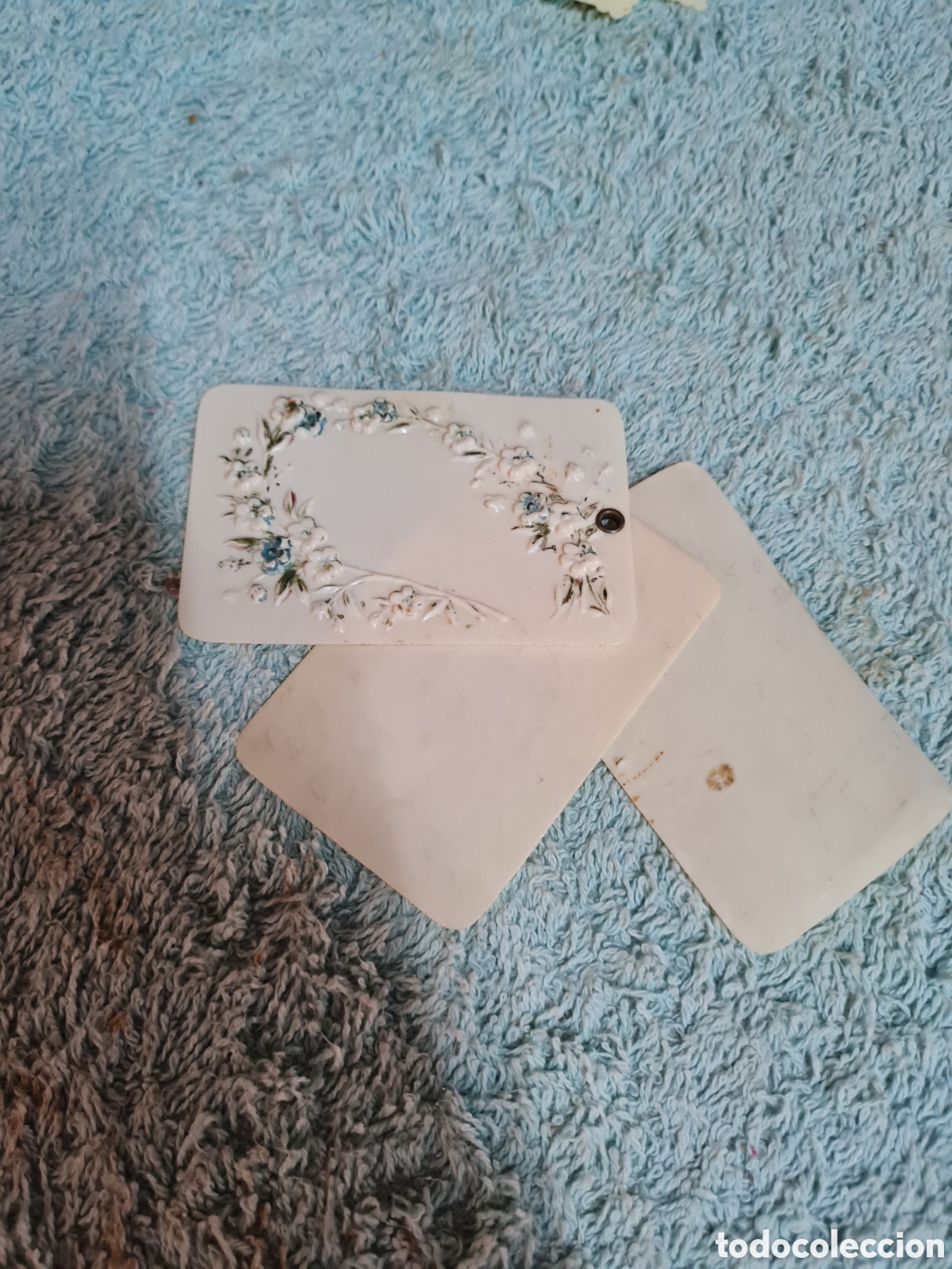 Coleccionismo: Tarjetas de baile de celuloide antiguas - Foto 5