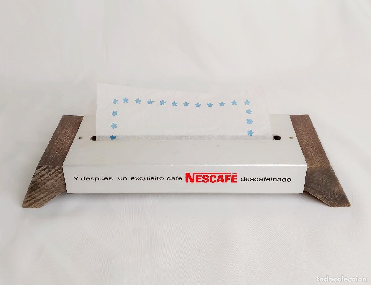 Coleccionismo: SERVILLETERO DE CAFETERIA &rdquo;NESCAF&Eacute;&rdquo; - Foto 1