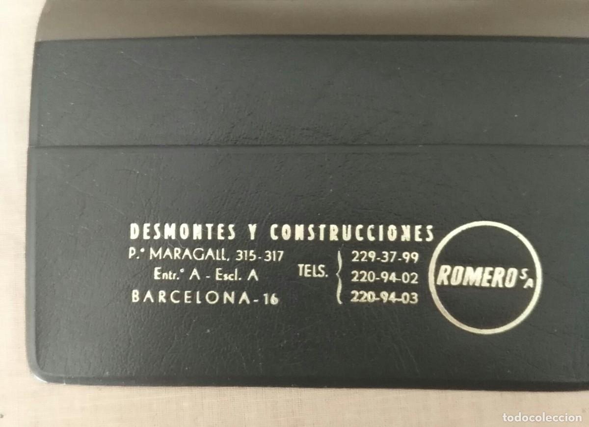 Coleccionismo: Funda pl&aacute;stico tarjetero - Desmontes y Construcciones ROMERO S.A.