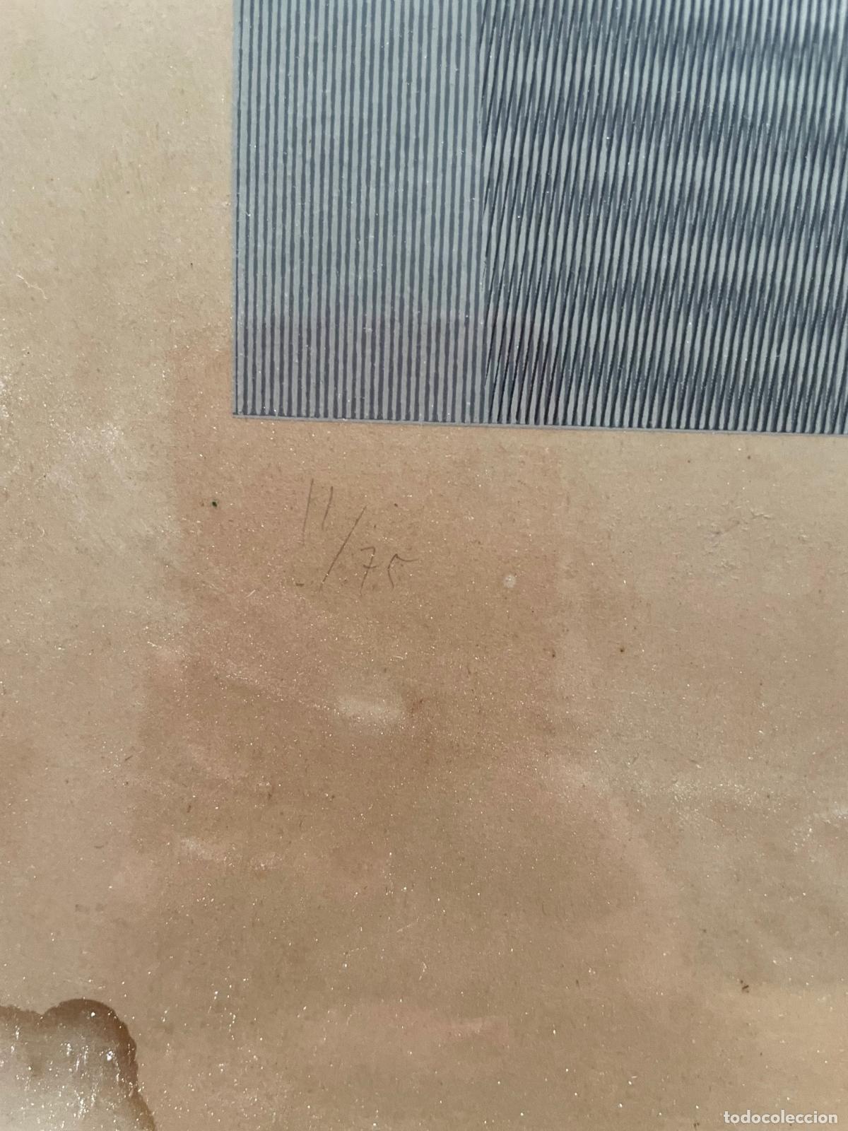 Coleccionismo: Eusebio Sempere serigrafia azul numerada - Foto 2
