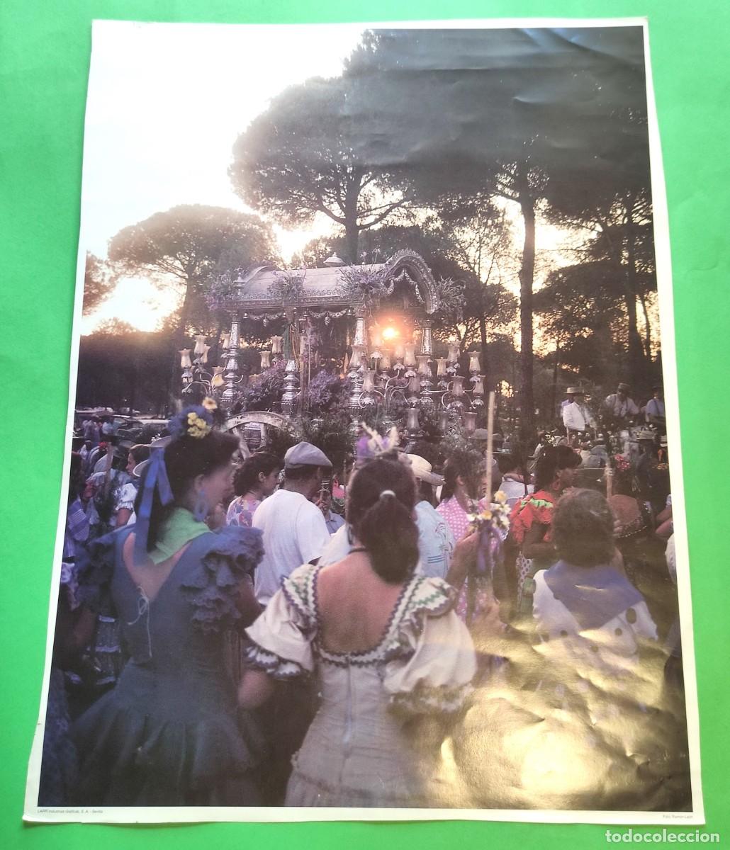 Collectionnisme: LAMINA FOTO CAMINO DEL ROCIO * HERMANDAD ROCIERA * FOTO RAMON LEON ** 33X45