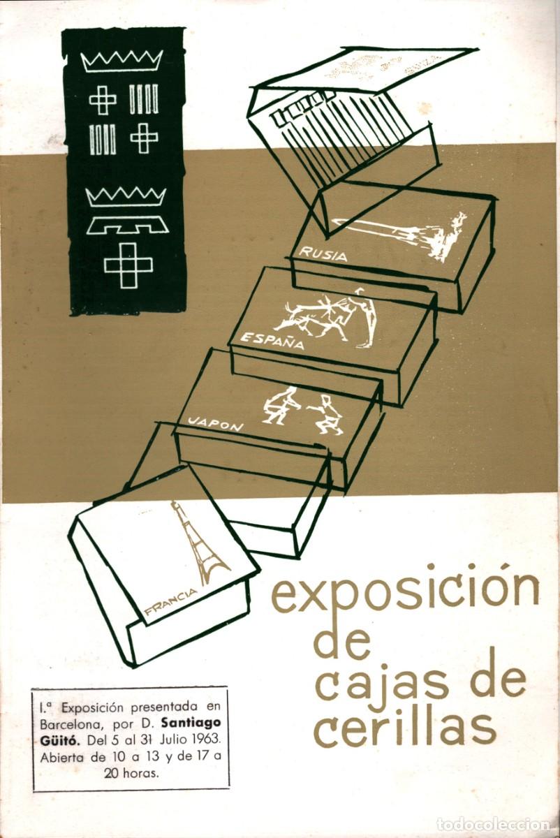 Coleccionismo: exposici&oacute;n de cajas de cerillas Barcelona D. Santiago G&Uuml;IT&Oacute; Ayuntamiento de san Mart&iacute;n