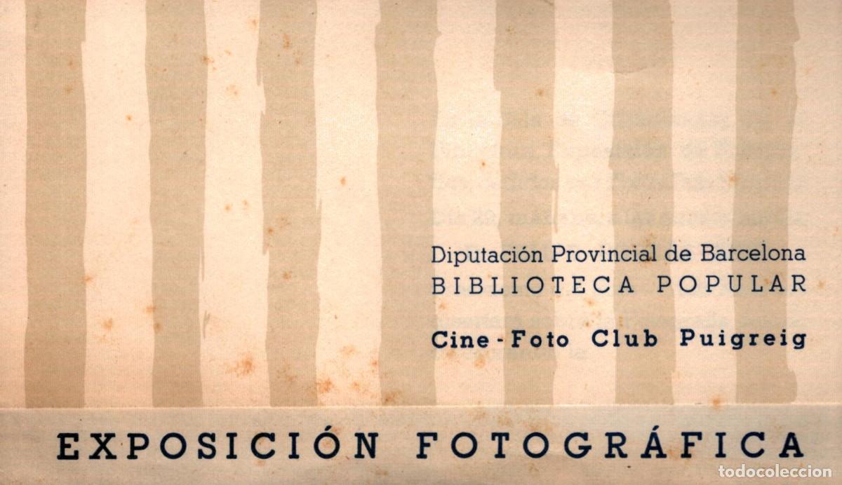 Coleccionismo: exposici&oacute;n fotogr&aacute;fica biblioteca popular cine foto club Puigreig