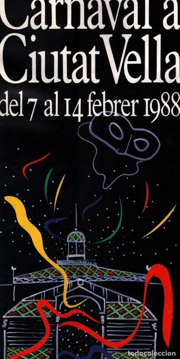 Coleccionismo: programa Carnaval a Ciutat Vella 1988