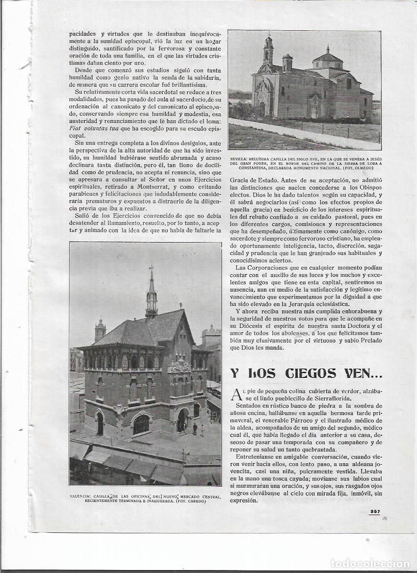 Collezionismo: 1919 RECORTE PRENSA SEVILLA CAPILLA JESUS DEL GRAN PODER DECLARADA MONUMENTO NACIONAL CONSTANTINA