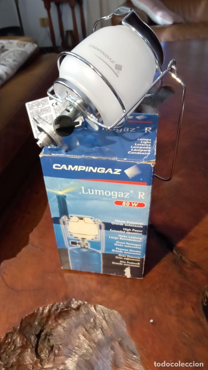 Sammeln: LAMPARA DE CAMPIN LUMOGAZ 80 W NUEVA EN SU CAJA