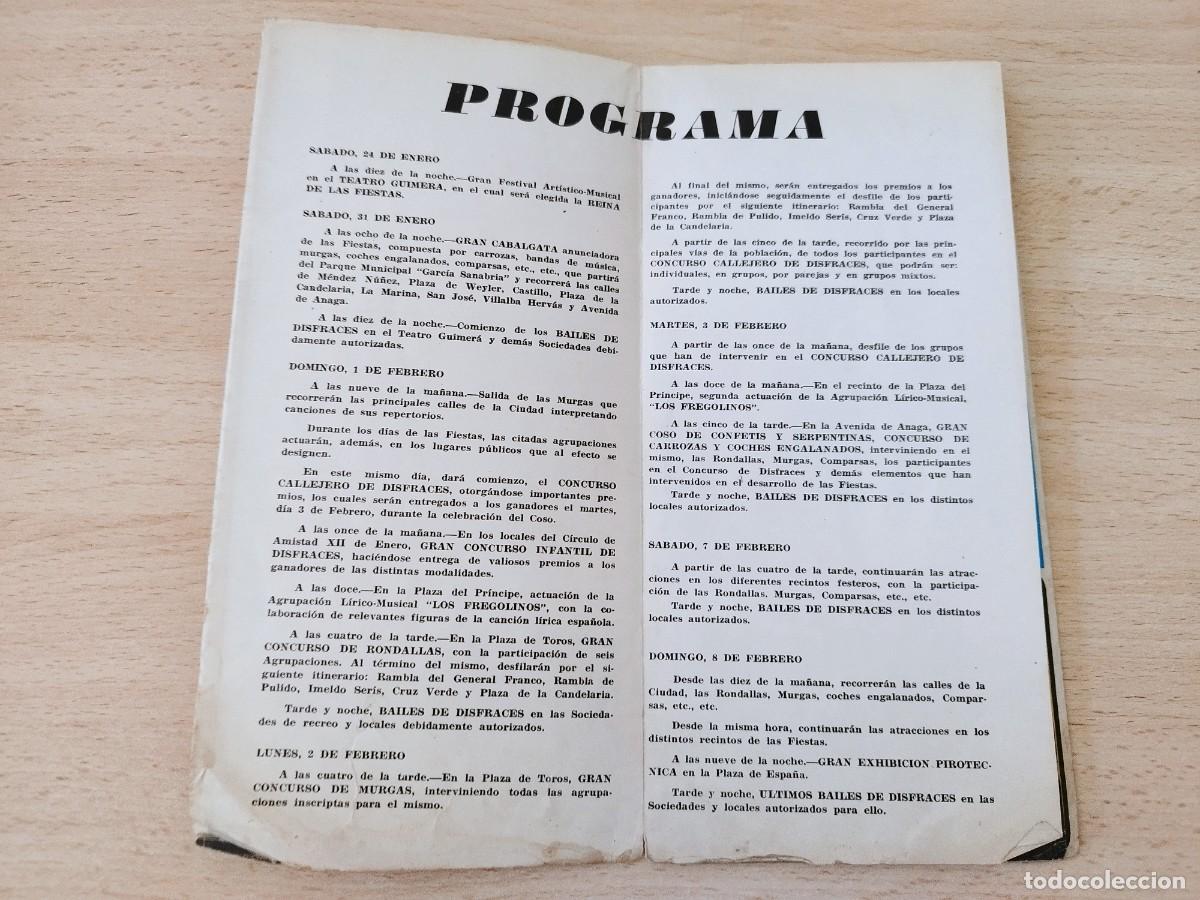 Coleccionismo: Programa Carnaval 1970 Santa Cruz de Tenerife - Foto 2