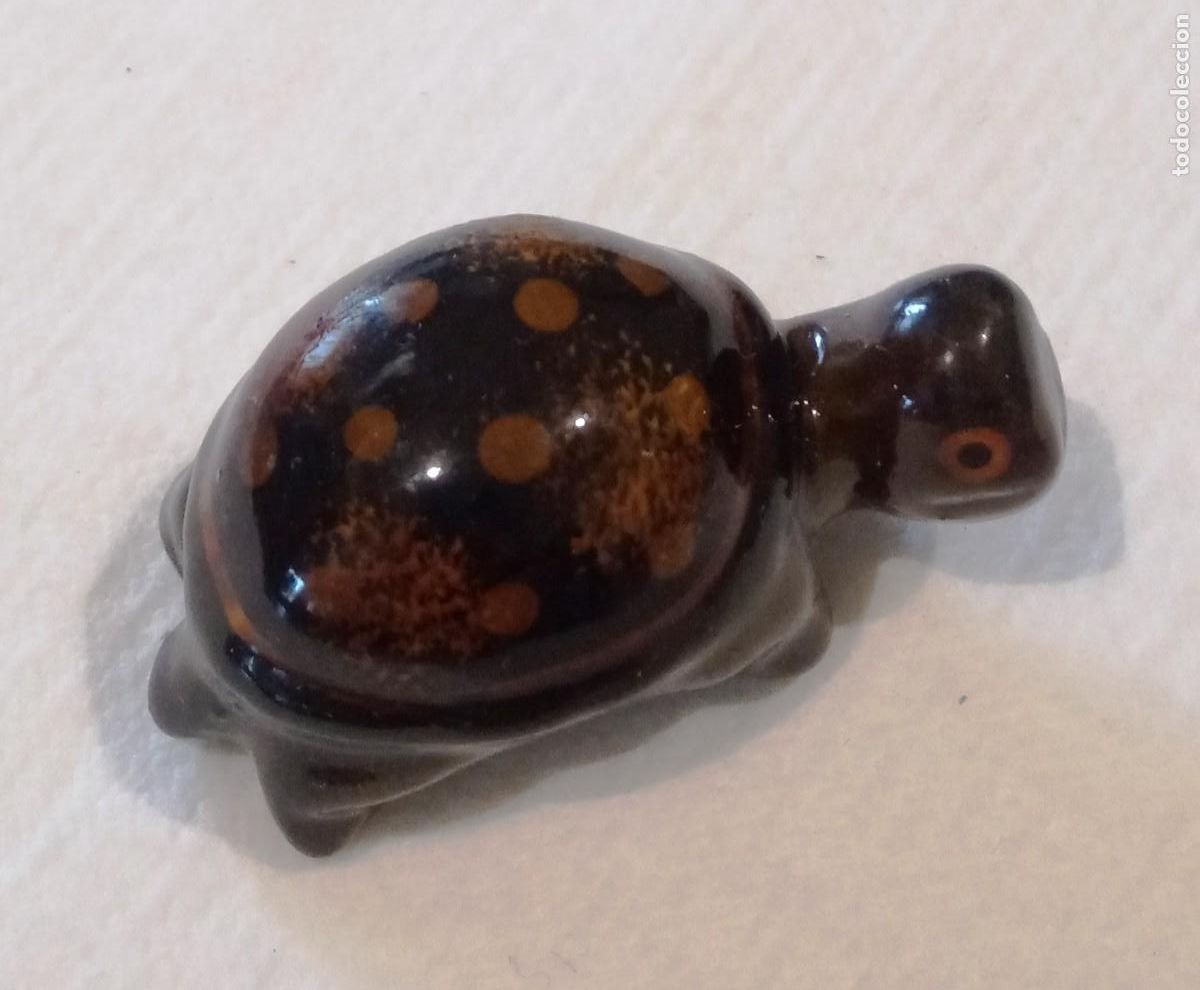Collecting: TORTUGA -MINIATURA MINI - CERAMICA ESMALTADA - HUECA - VER FOTOS Y DATOS- N&ordm; 141