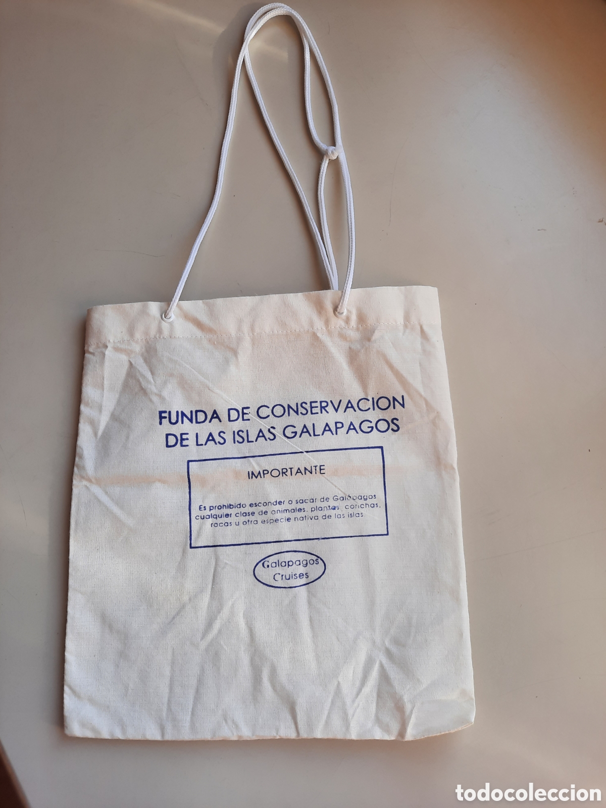 Coleccionismo: Bolsa tela conservaci&oacute;n Islas Gal&aacute;pagos