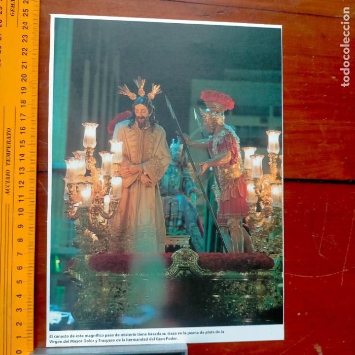 Coleccionismo: ANTIGUA INFORMACION GRAFICA SOBRE LA SEMANA SANTA DE SEVILLA VIRGEN O CRISTO COFRADIA HERMANDAD