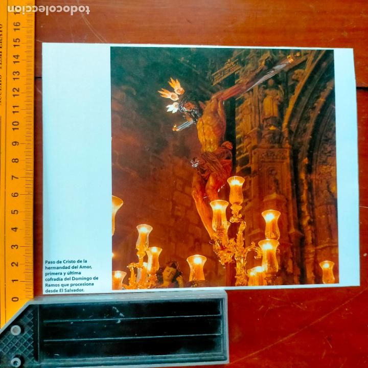 Coleccionismo: ANTIGUA INFORMACION GRAFICA SOBRE LA SEMANA SANTA DE SEVILLA VIRGEN O CRISTO COFRADIA HERMANDAD