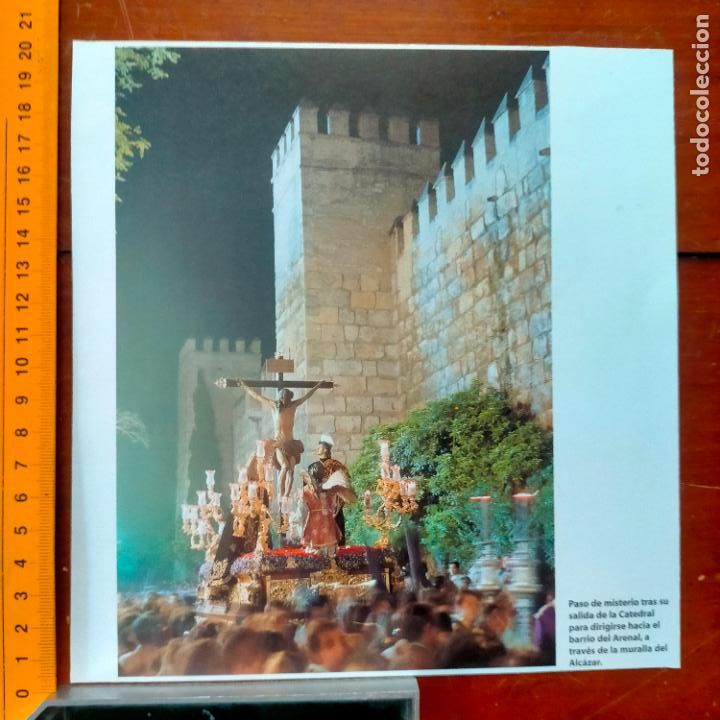 Coleccionismo: ANTIGUA INFORMACION GRAFICA SOBRE LA SEMANA SANTA DE SEVILLA VIRGEN O CRISTO COFRADIA HERMANDAD
