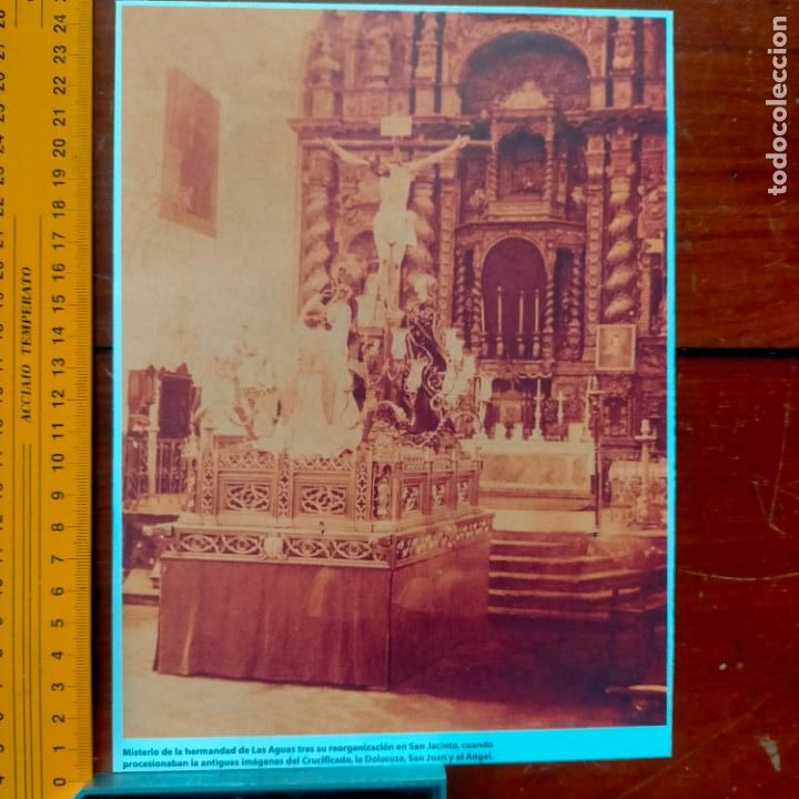 Coleccionismo: ANTIGUA INFORMACION GRAFICA SOBRE LA SEMANA SANTA DE SEVILLA VIRGEN O CRISTO COFRADIA HERMANDAD