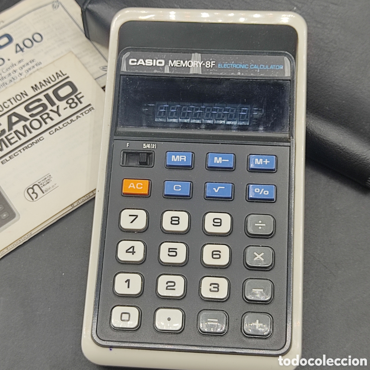 Coleccionismo: CALCULADORA CASIO MEMORY 8F. Funcionando - Foto 2