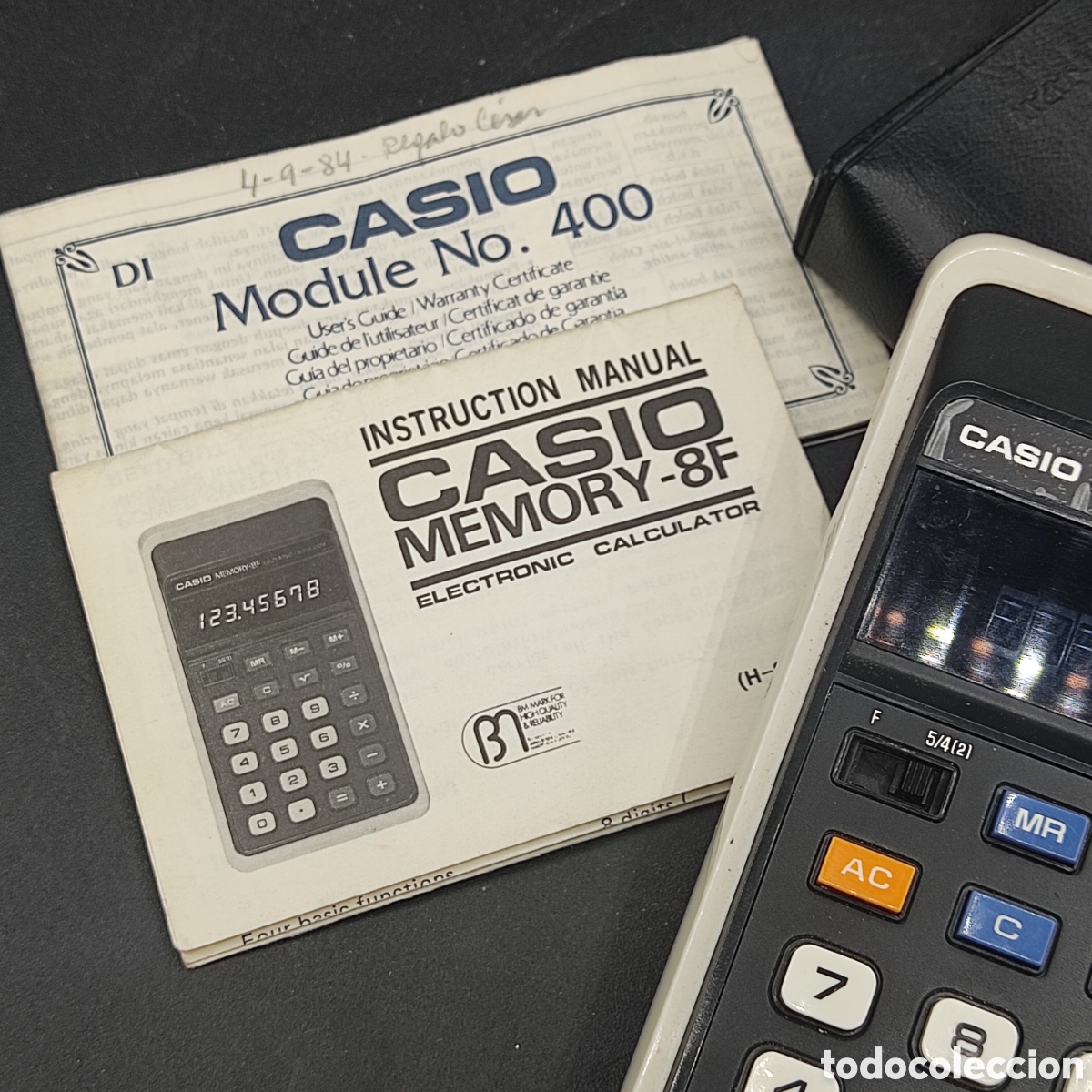 Coleccionismo: CALCULADORA CASIO MEMORY 8F. Funcionando - Foto 3