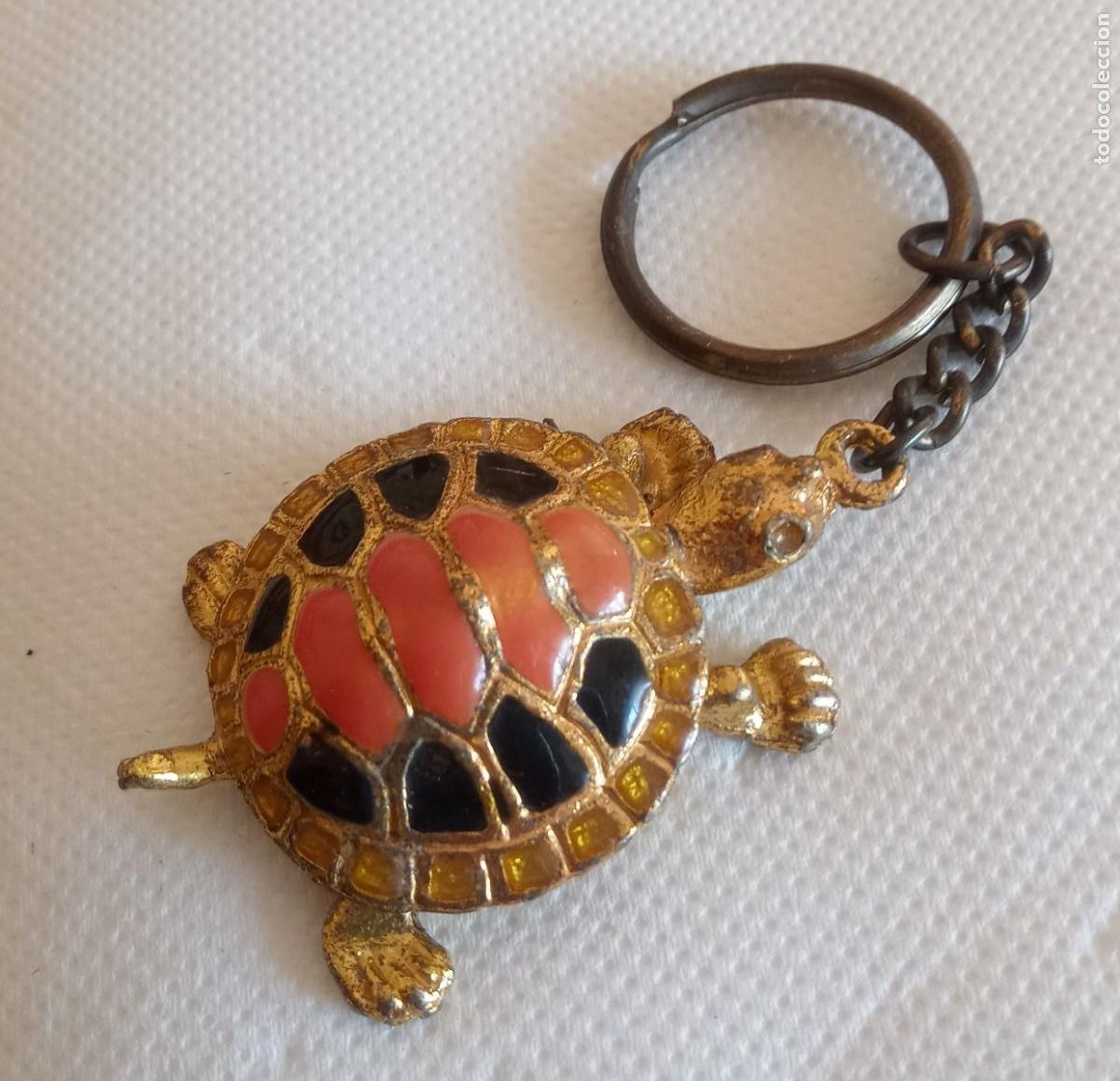 Coleccionismo: TORTUGA LLAVERO METAL/SE ABRE EL CAPARAZON ESTUCHE/PASTILLAS/VARIOS-BANGKOK- VER FOTOS/DATOS