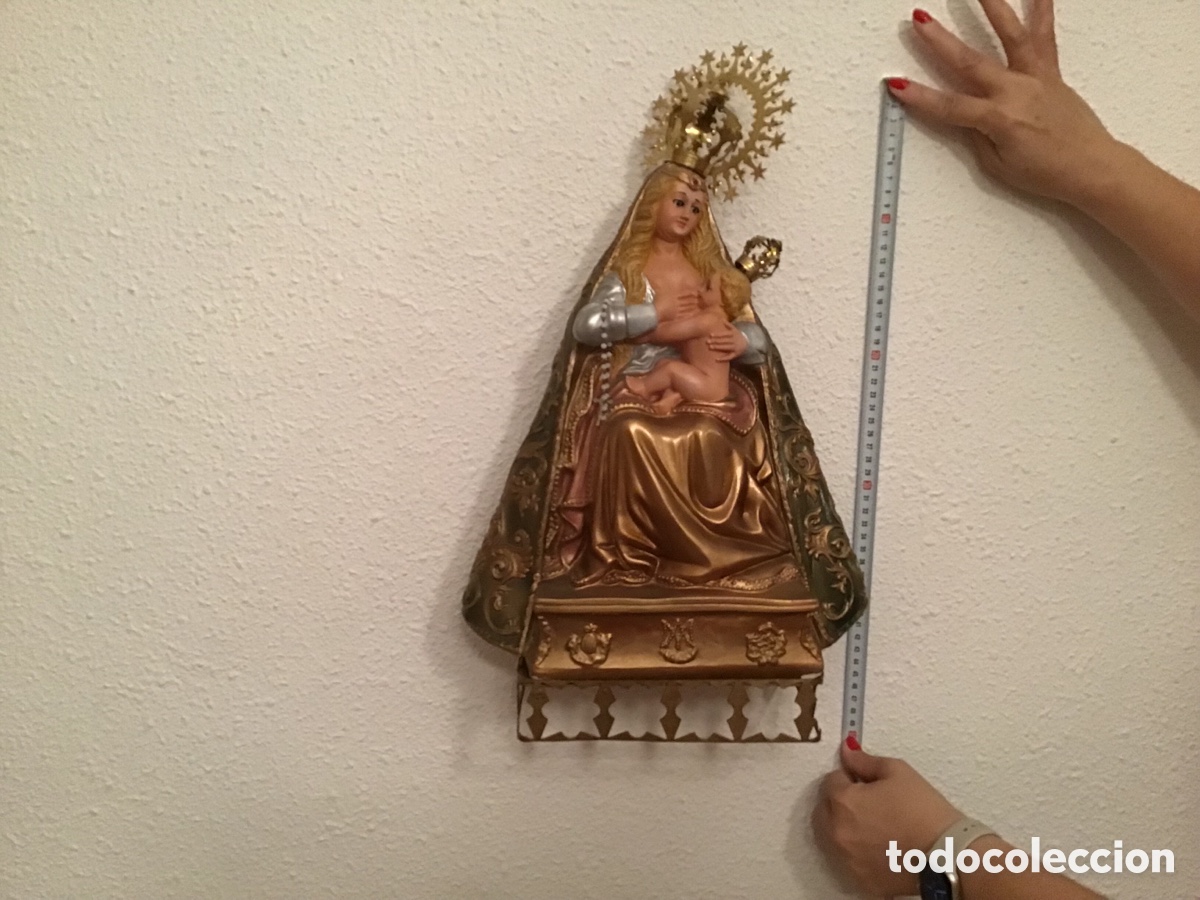 Coleccionismo: Figura de la virgen del puerto - Foto 2