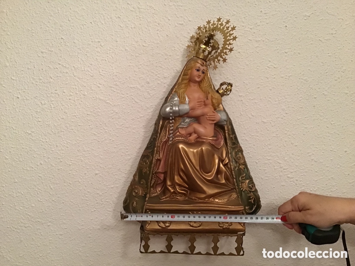 Coleccionismo: Figura de la virgen del puerto - Foto 3