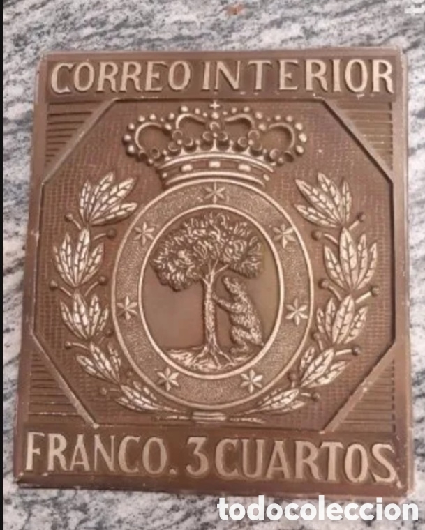 Coleccionismo: Correo interior chapa - Foto 3