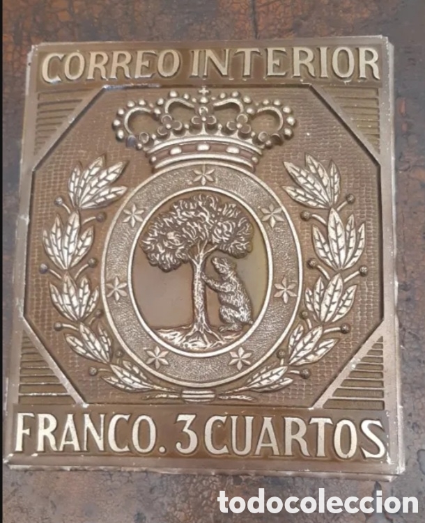 Coleccionismo: Correo interior chapa - Foto 1