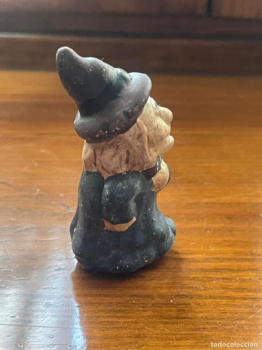 Coleccionismo: FIGURA BRUJA GORRO MORADO - Foto 6
