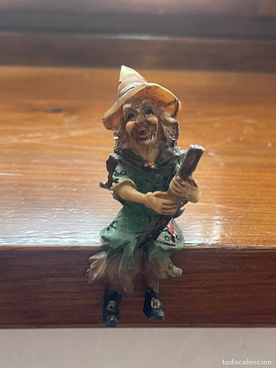 Coleccionismo: FIGURA BRUJA SENTADA - Foto 4