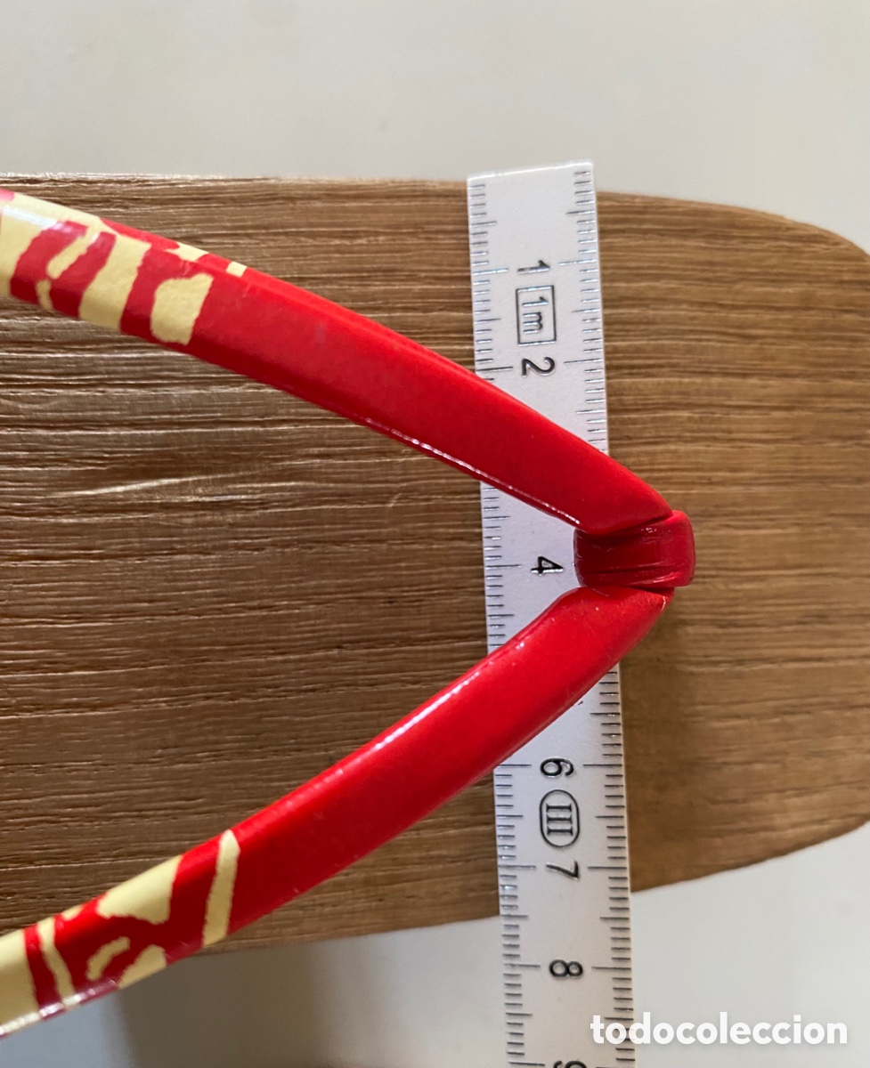 Coleccionismo: Sandalias de Madera Geta , Jap&oacute;n - Foto 5