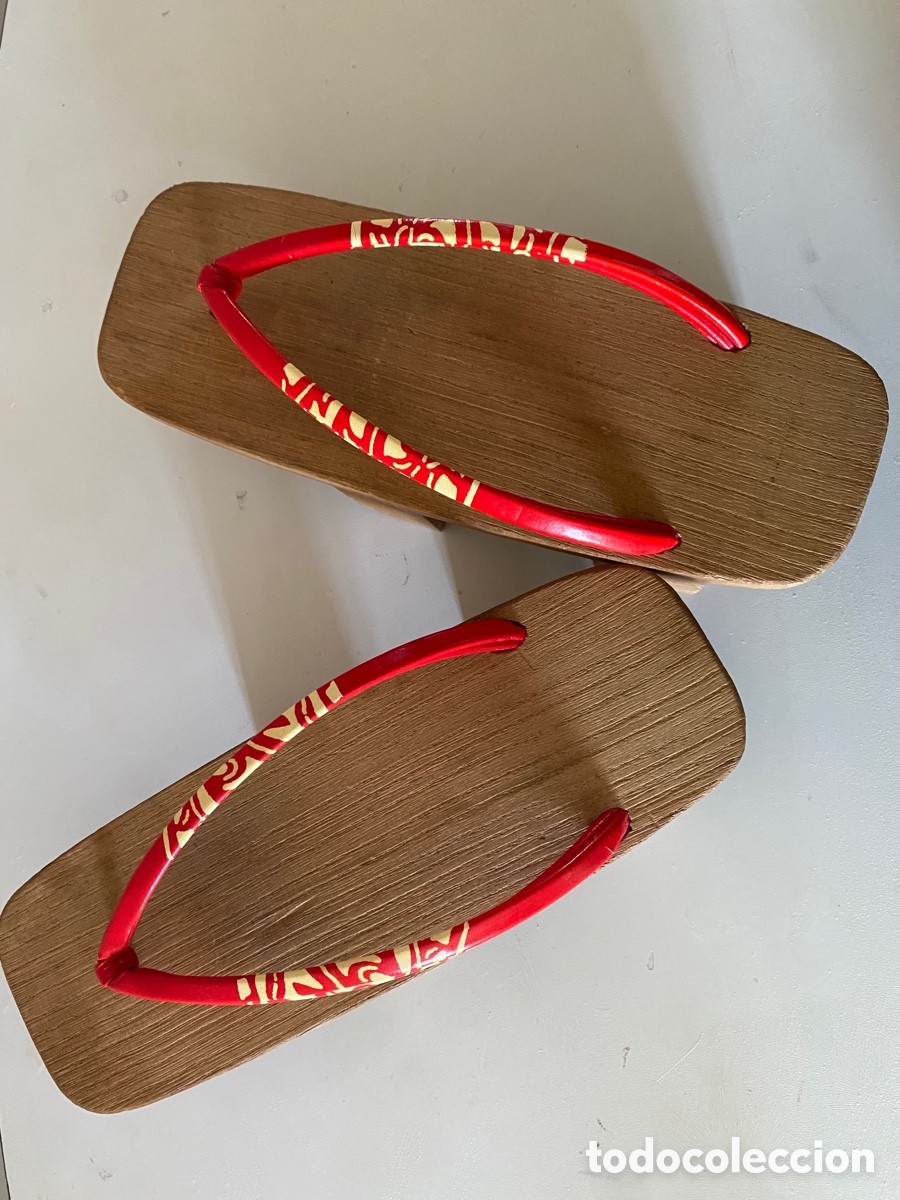 Coleccionismo: Sandalias de Madera Geta , Jap&oacute;n