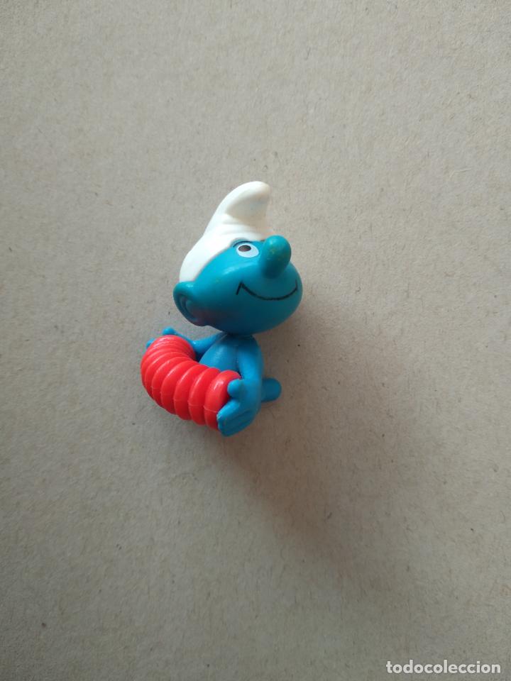 Coleccionismo: JUGUETE PITUFO MIDE 4CM X 3CM