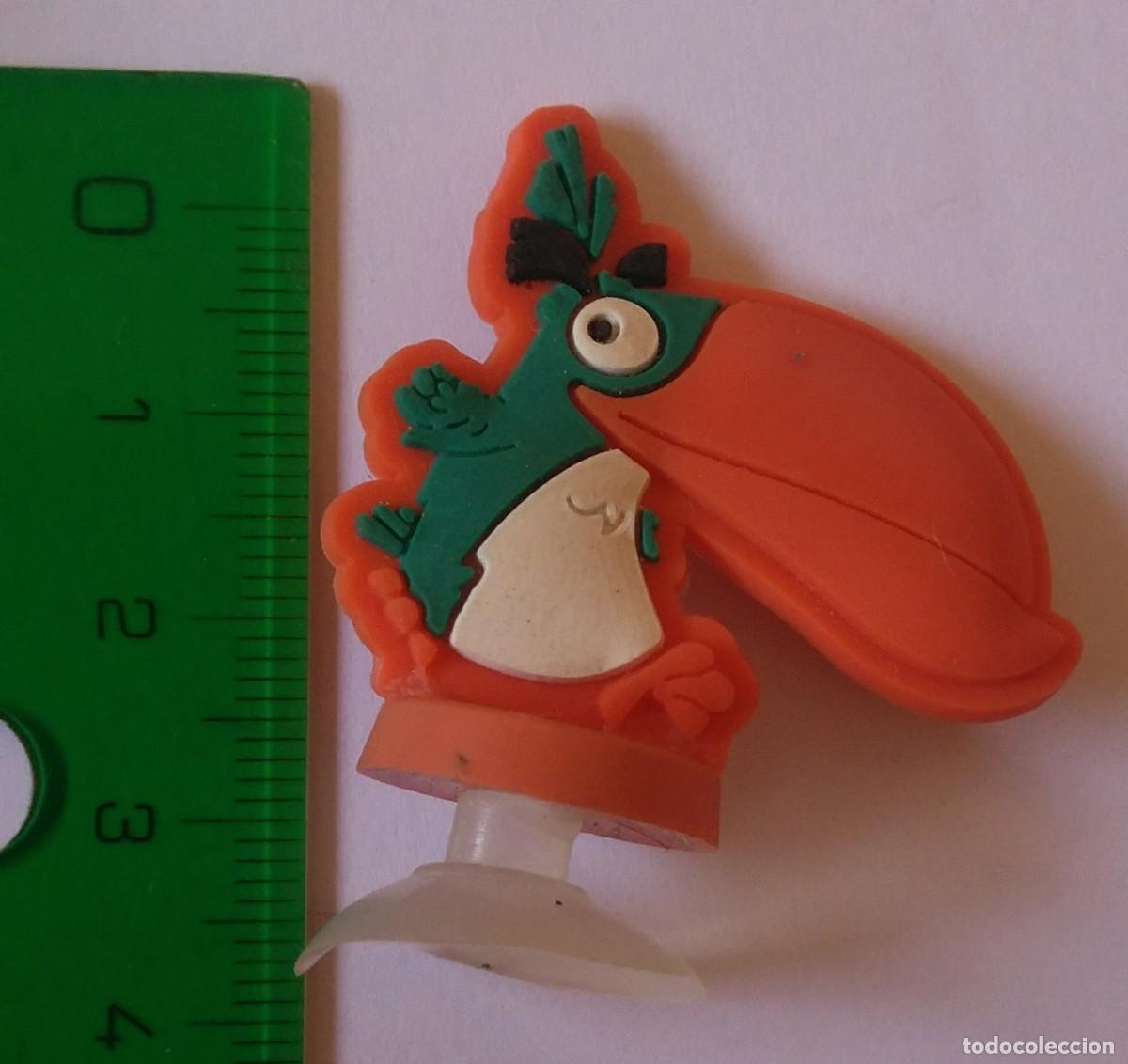 Coleccionismo: figura 2d con ventosa angry birds rovio de huevo sorpresa goma tucan