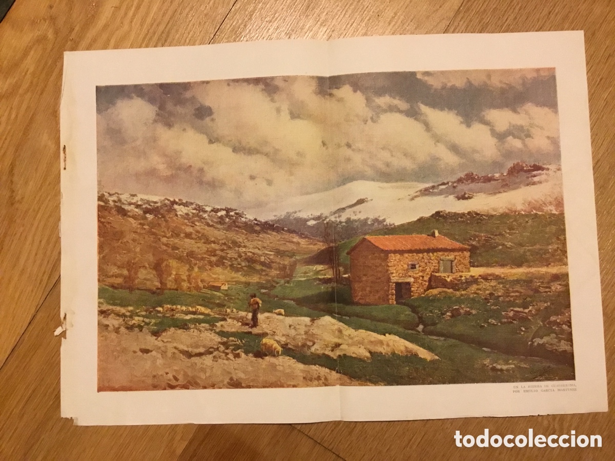 Coleccionismo: EN LA SIERRA DE GUADARRAMA POR EMILIANO GARC&Iacute;A MARTINEZ