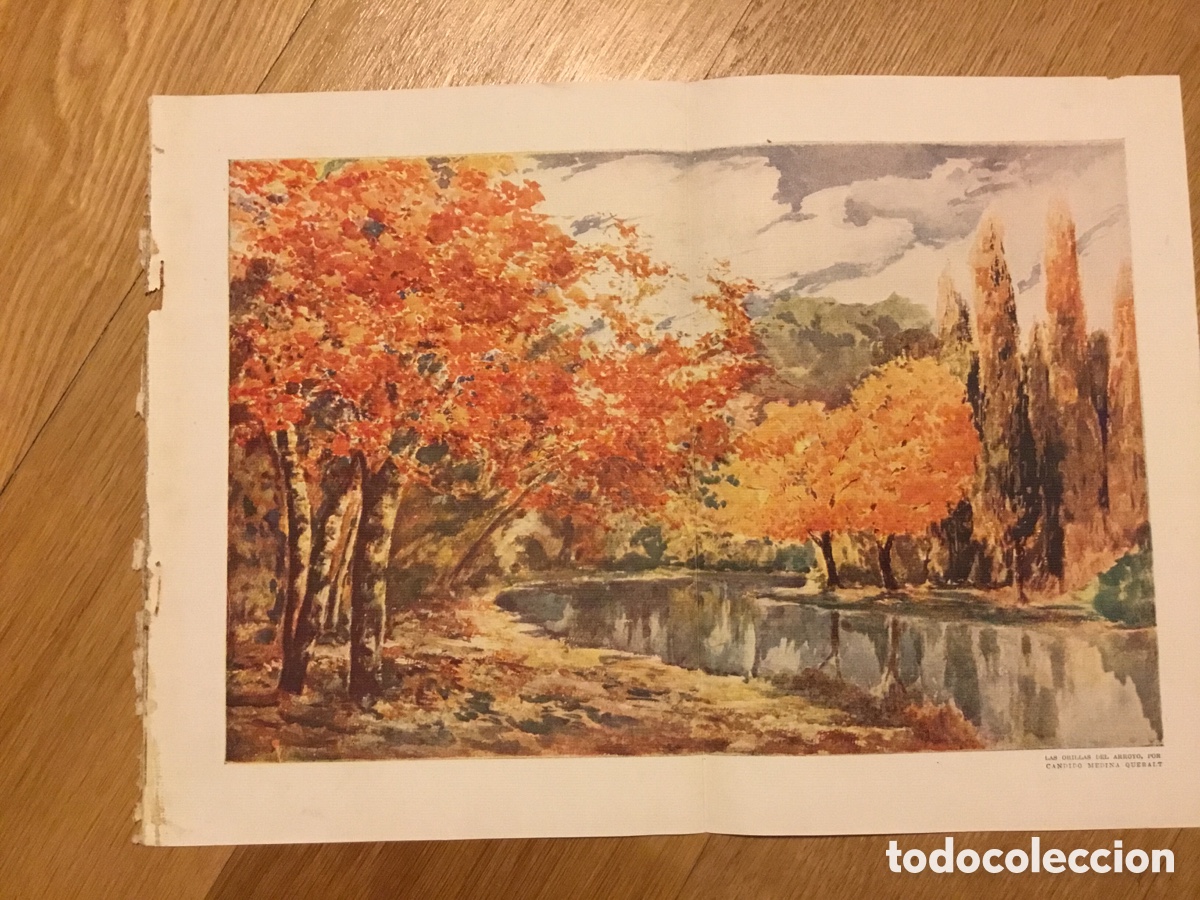 Collectionnisme: LAS ORILLAS DEL ARROYO POR C&Aacute;NDIDO MEDINA QUERALT 1921