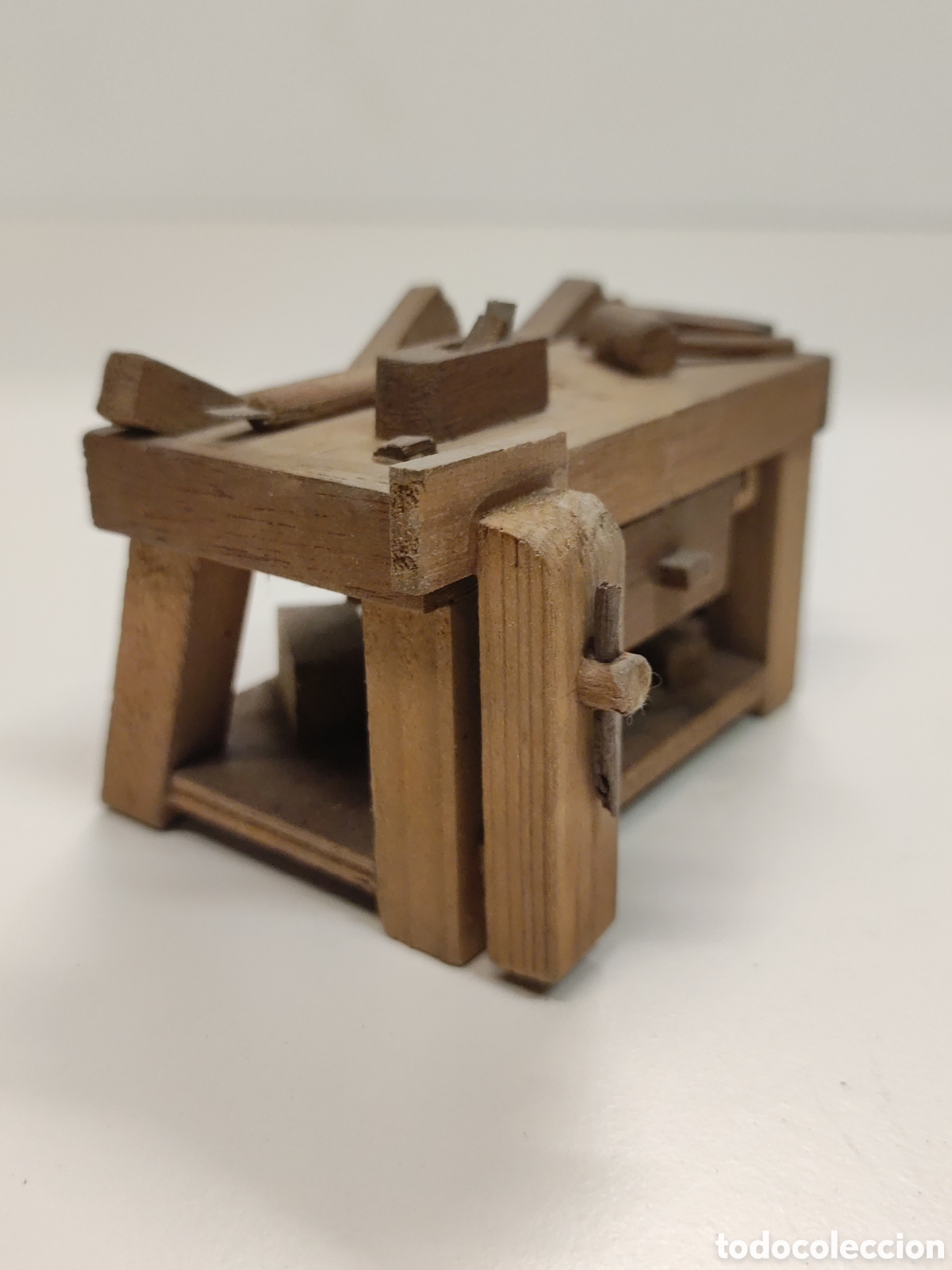 Coleccionismo: Banco carpintero miniatura - Foto 4