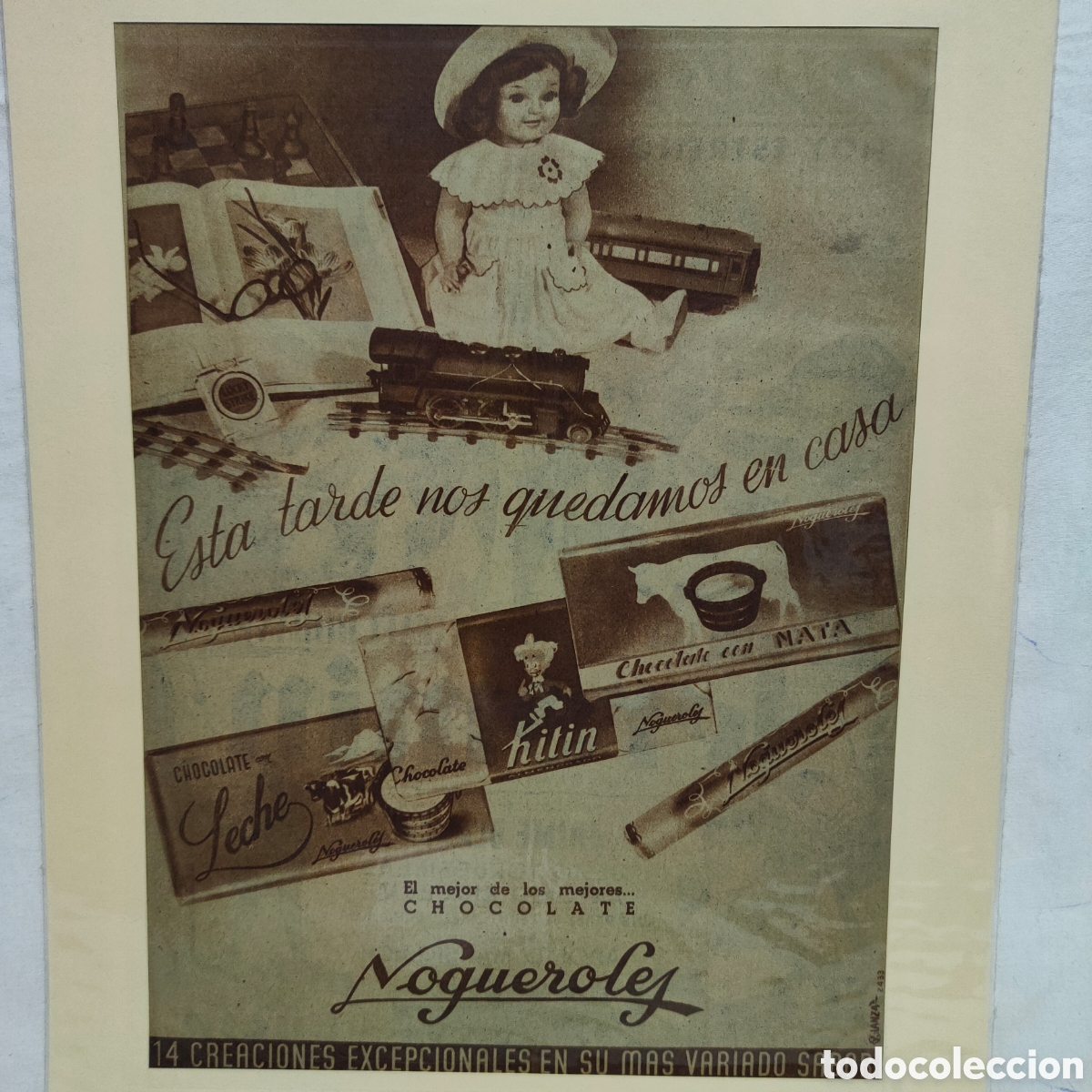 Coleccionismo: PUBLICIDAD.RECORTE DE PRENSA.CHOCOLATES NOGUEROLES.MADRID 4 MARZO 1953