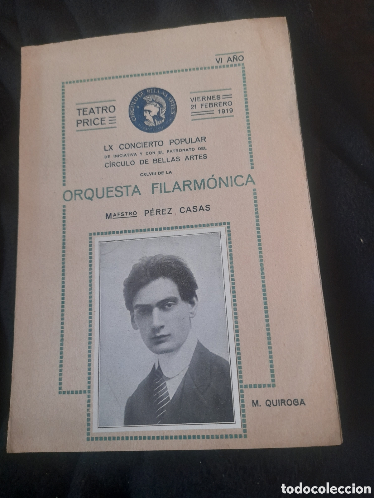 Coleccionismo: Programa del Teatro Price de 21 de Febrero de 1919 - Foto 1
