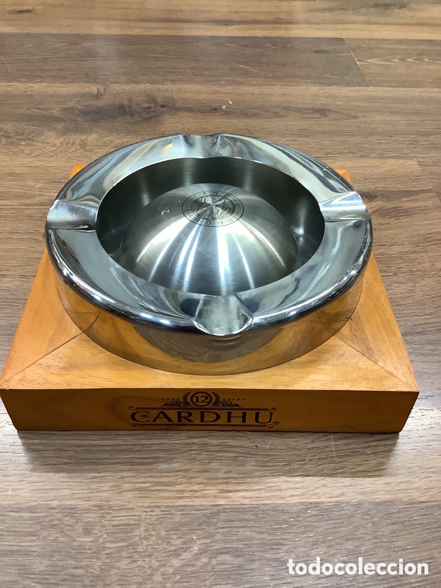 Coleccionismo: CENICERO PUBLICITARIO WHISKY CARDU 12 A&Ntilde;OS
