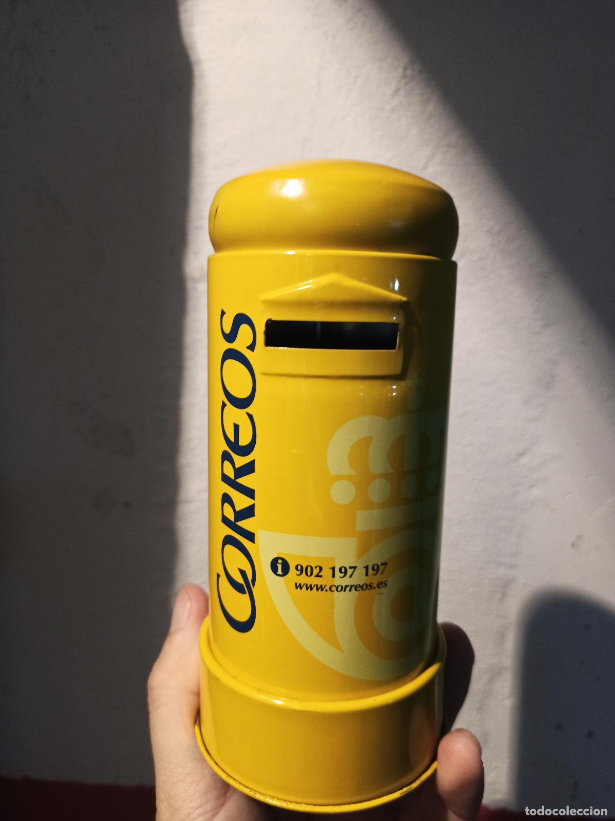 Coleccionismo: HUCHA METAL CORREOS - Foto 1