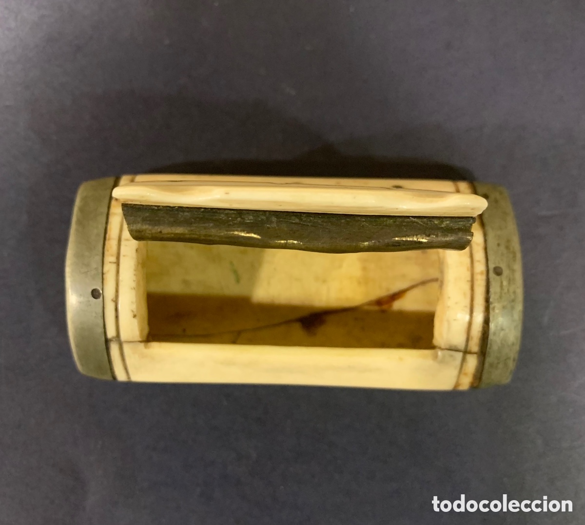 Coleccionismo: Caja de rap&eacute;. S. XIX - Foto 2