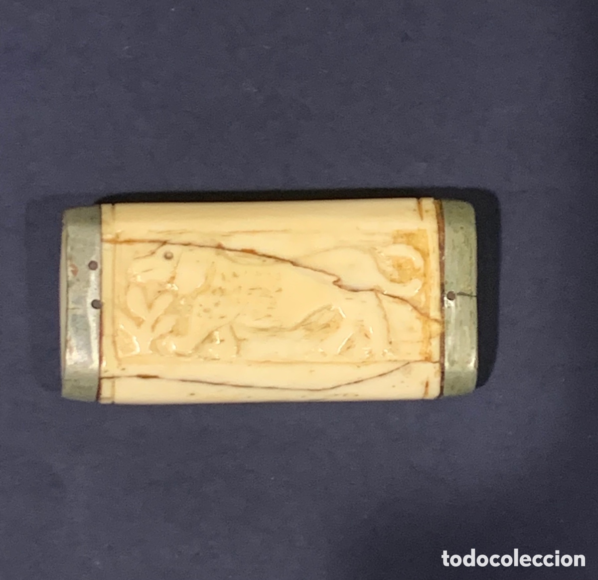 Coleccionismo: Caja de rap&eacute;. S. XIX - Foto 1