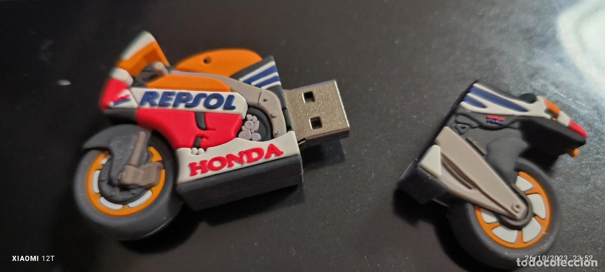 Coleccionismo: USB 8 GIGAS MOTO HONDA REPSOL